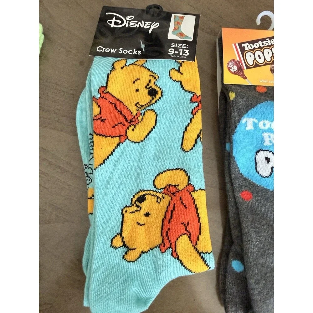 Lot Novelty socks 24 pair Mostly Brand New (exactly What’s Shown) Crew & Ankle